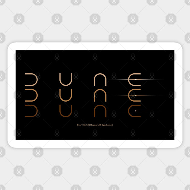 Dune logo - Dune - Sticker