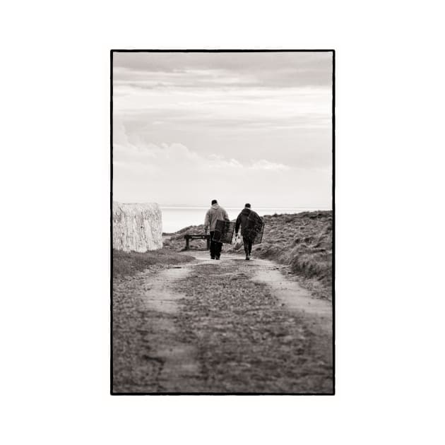 Fishermen heading home past the Mull of Galloway lighthouse - Scotland by richflintphoto