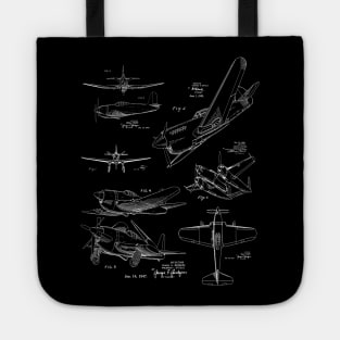 Aircraft Design 1940s Patent Image Tote