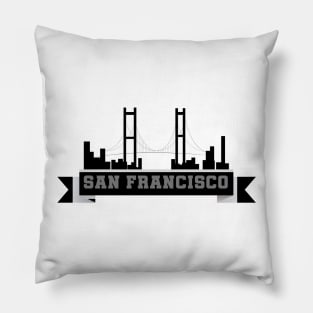 San Francisco for Men Women and Kids Pillow