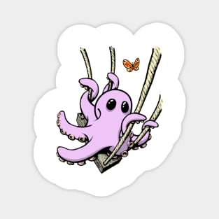 Happy Swinging Octopus Magnet