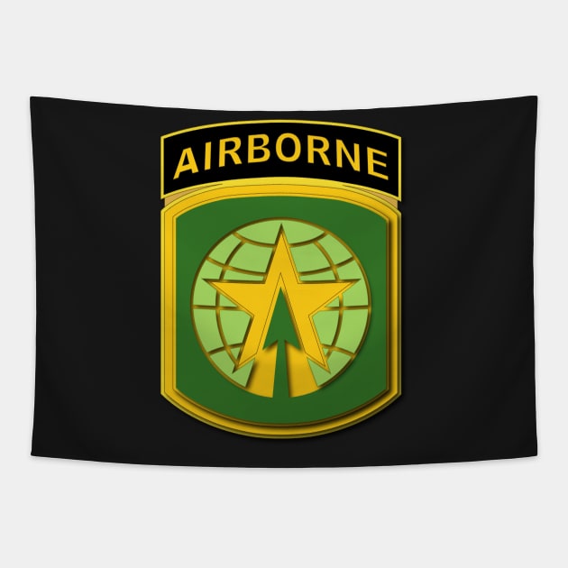 16th MP Bde w Airborne Tab wo Txt Tapestry by twix123844