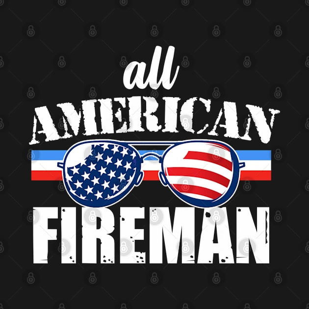 All American Fireman by FanaticTee