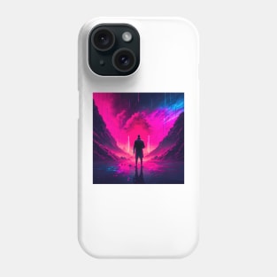 Synthwave apocalypse Phone Case