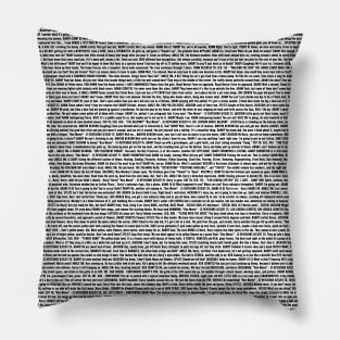 Bee Movie Script Pillow