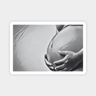 Miracles of Woman (Pregnant Woman) Magnet