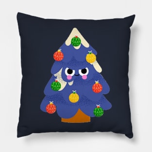 Angry christmass tree Pillow