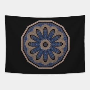 The Wooden Box Mandala Tapestry