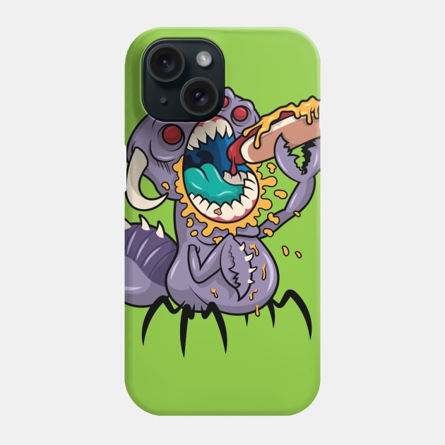 Om Nom Alien Bug Phone Case by JenniferSmith