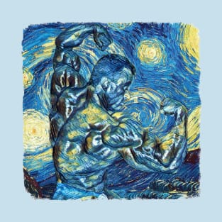 Sylvester Stallone Van Gogh Style T-Shirt