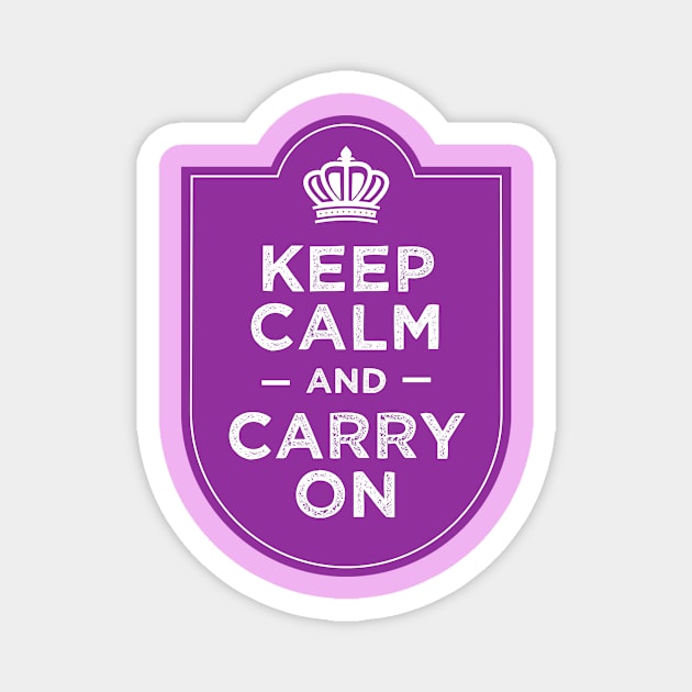 Keep calm and carry on Magnet by TompasCreations