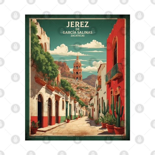 Jerez de Garcia Salinas Zacatecas Mexico Vintage Tourism Travel by TravelersGems