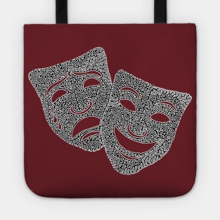 Comedy and Tragedy Masks Tote