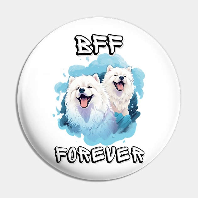 Samoyed, BFF Forever, the most adorable best friend gift to a Samoyed Lover! Pin by HSH-Designing