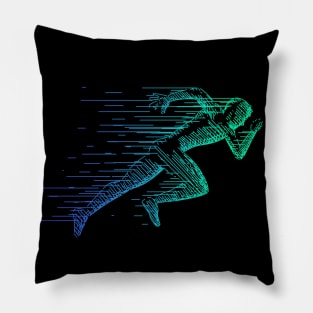 Running Man Pillow