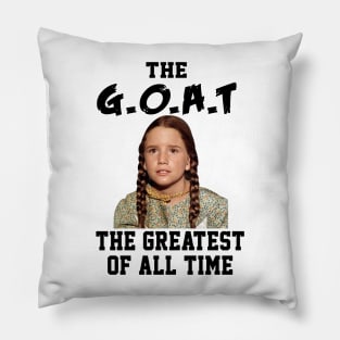 Laura Ingalls The Greatest Of All Time Goat Little House Prairie Pillow