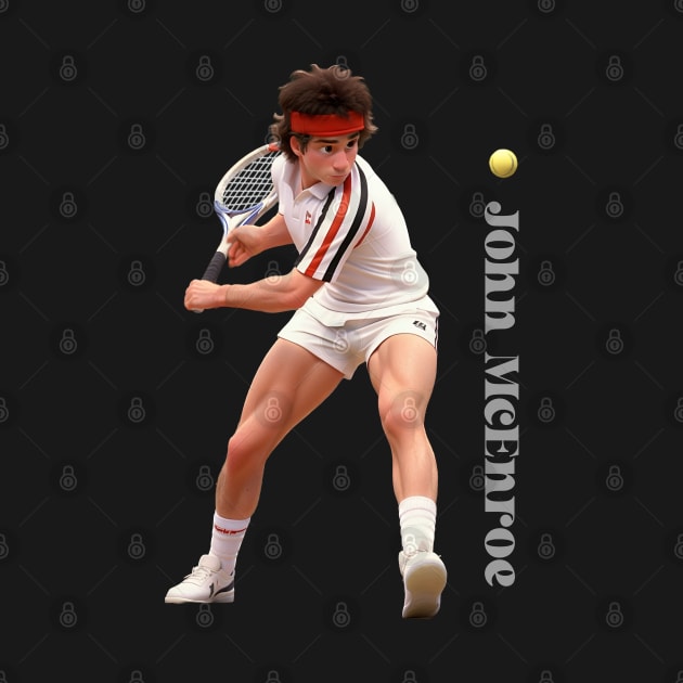 John McEnroe by BAJAJU