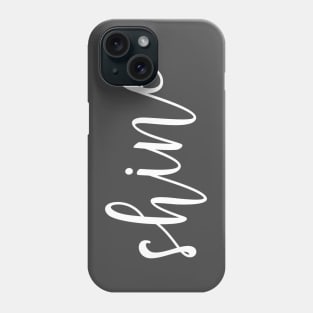 Shine (White) Phone Case