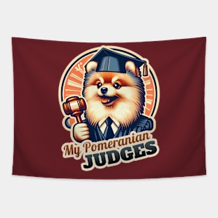 Pomeranian judge Tapestry