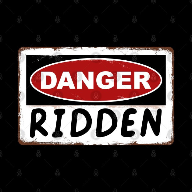 Back 4 Blood Door Sign "Danger Ridden" by Scud"