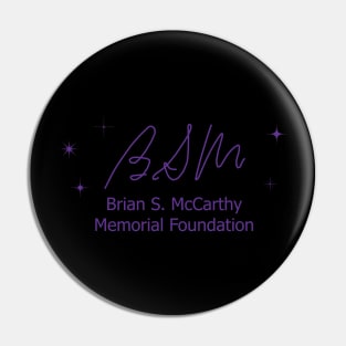 BSM Foundation Purple on Black Pin