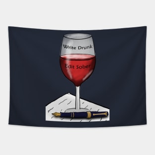 Wine Writer Tapestry