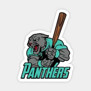 Panthers Baseball Logo Magnet