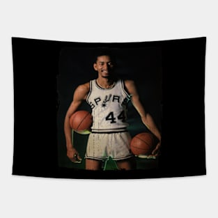 George Gervin Vintage Tapestry