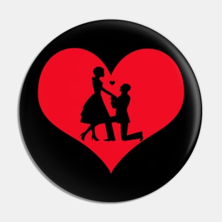 lovers day Pin