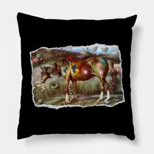 Fantasy Abstract Arabian Pillow