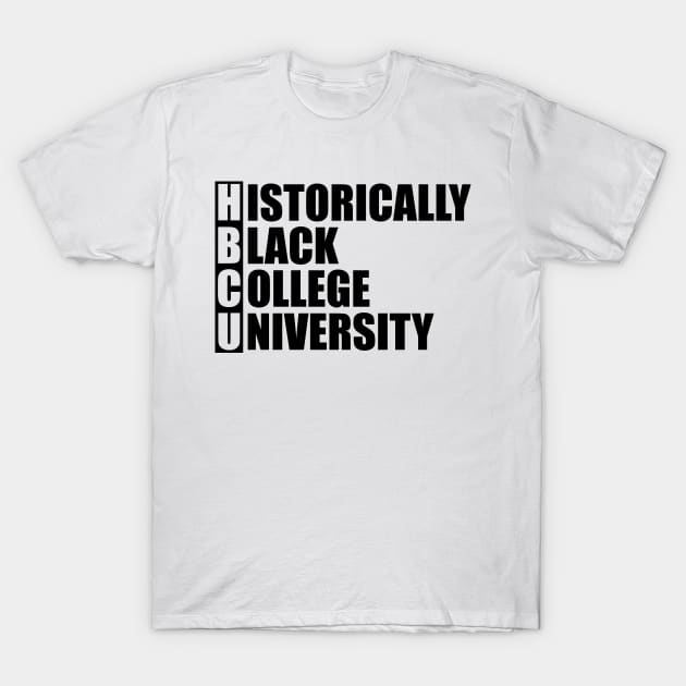 Hbcu Educated Historical Black College Universities Gifts T-Shirt Hbcu Educated Historical Black College Universities Gifts T-Shirt