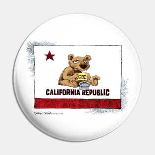 Poor California Pin