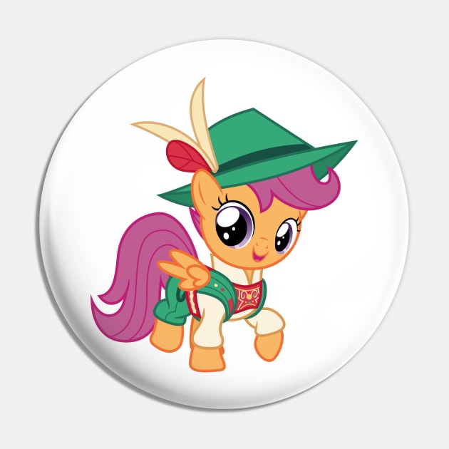 Yodeler Scootaloo 1 Pin by CloudyGlow