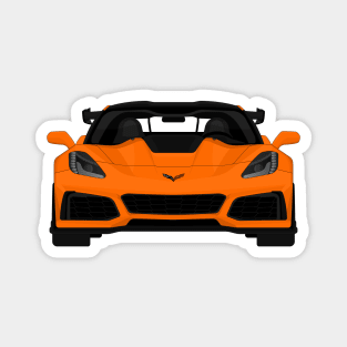 Z06 ZR1 ORANGE 2 Magnet