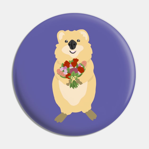Quokka Pin by Tilly-Scribbles