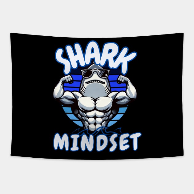 Shark Flexing Tapestry by FnF.Soldier 