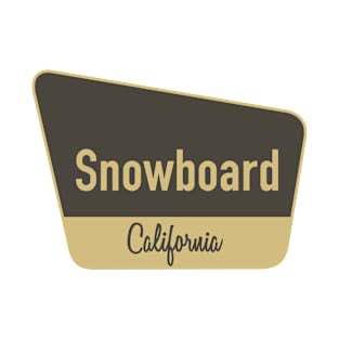 Snowboard California T-Shirt