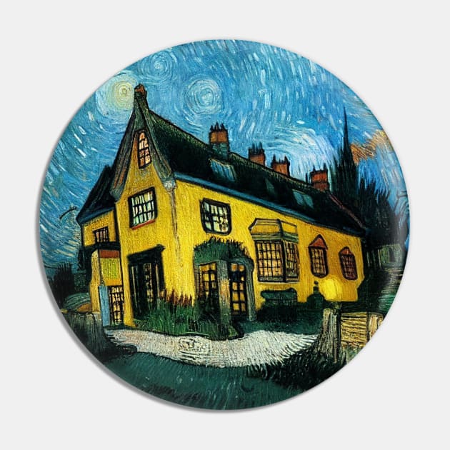 Starry Night Over Godric's Hollow Pin by Grassroots Green