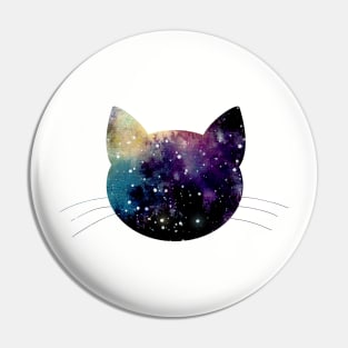 Cat and Nebula Pin