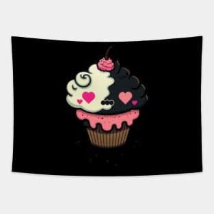 Kawaii Evil Cupcake Tapestry