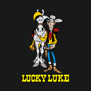 cool graphic design Lucky Luke T-Shirt