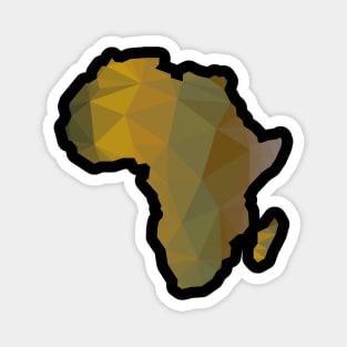 AFRICA Low Poly Magnet