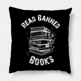 Read Banned Books, Teacher Librarian Gift, Pillow