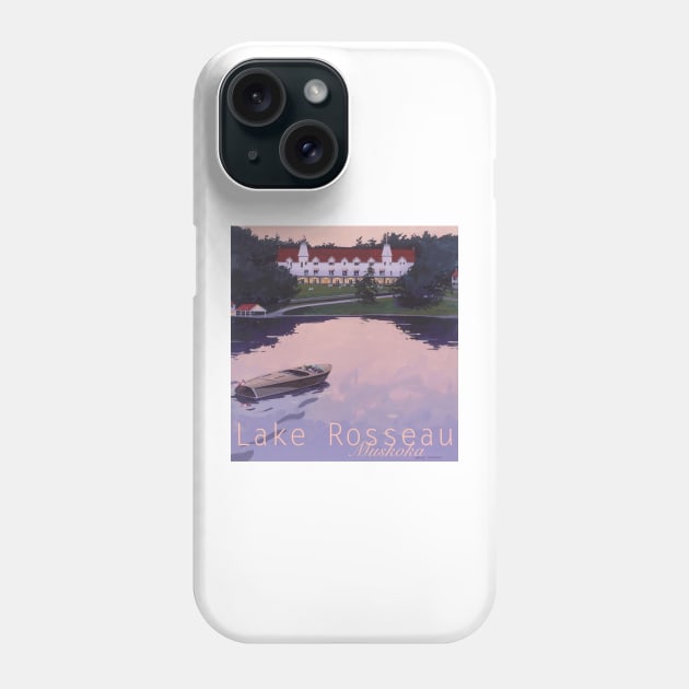 Lake Rosseau Windermere House Phone Case by David Dawson Studio