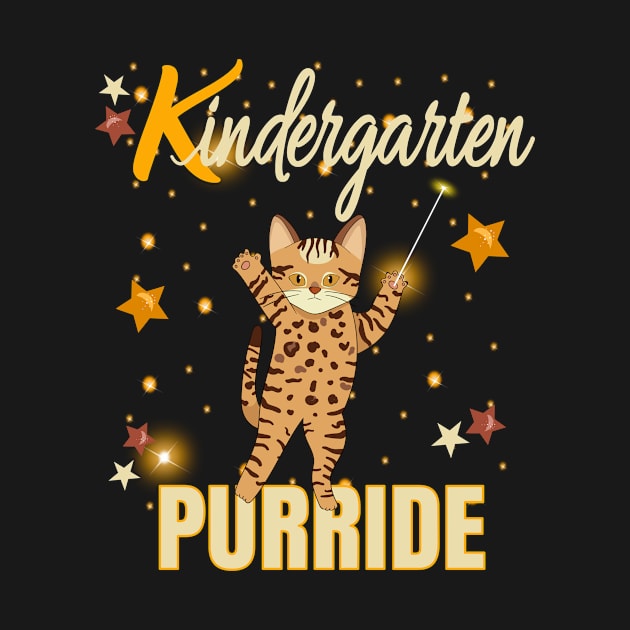 Kindergarten Funny Purride Cute Kitty Teacher Student School by Kimmicsts