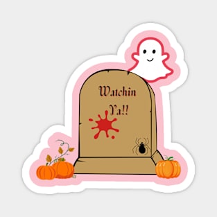 Creepy Ghost Horror Magnet