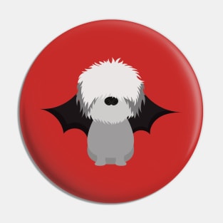 Bearded Collie Halloween Fancy Dress Costume Pin