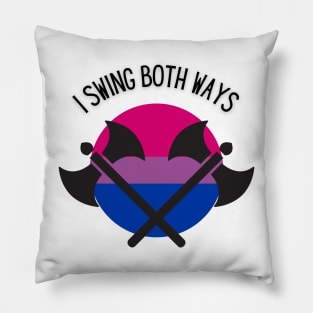 Bi Pride with Axes! Pillow