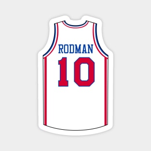 Dennis Rodman Detroit Jersey Qiangy Magnet