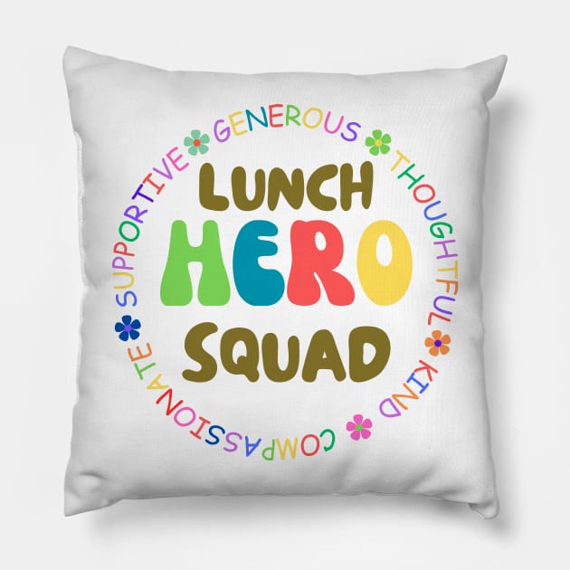 School lunch hero Pillow by TreSiameseTee